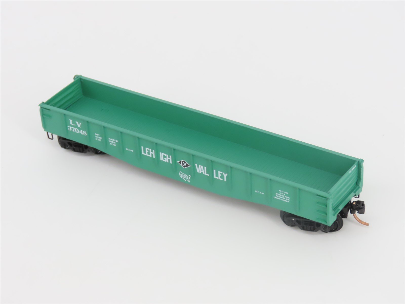N Scale Micro-Trains MTL 46380 LV Lehigh Valley Railroad 50' Gondola #37048