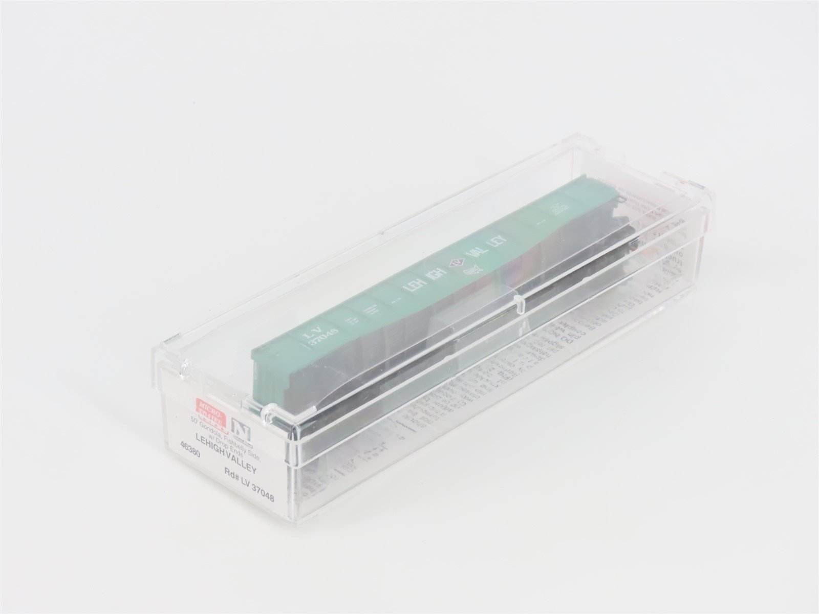 N Scale Micro-Trains MTL 46380 LV Lehigh Valley Railroad 50' Gondola #37048