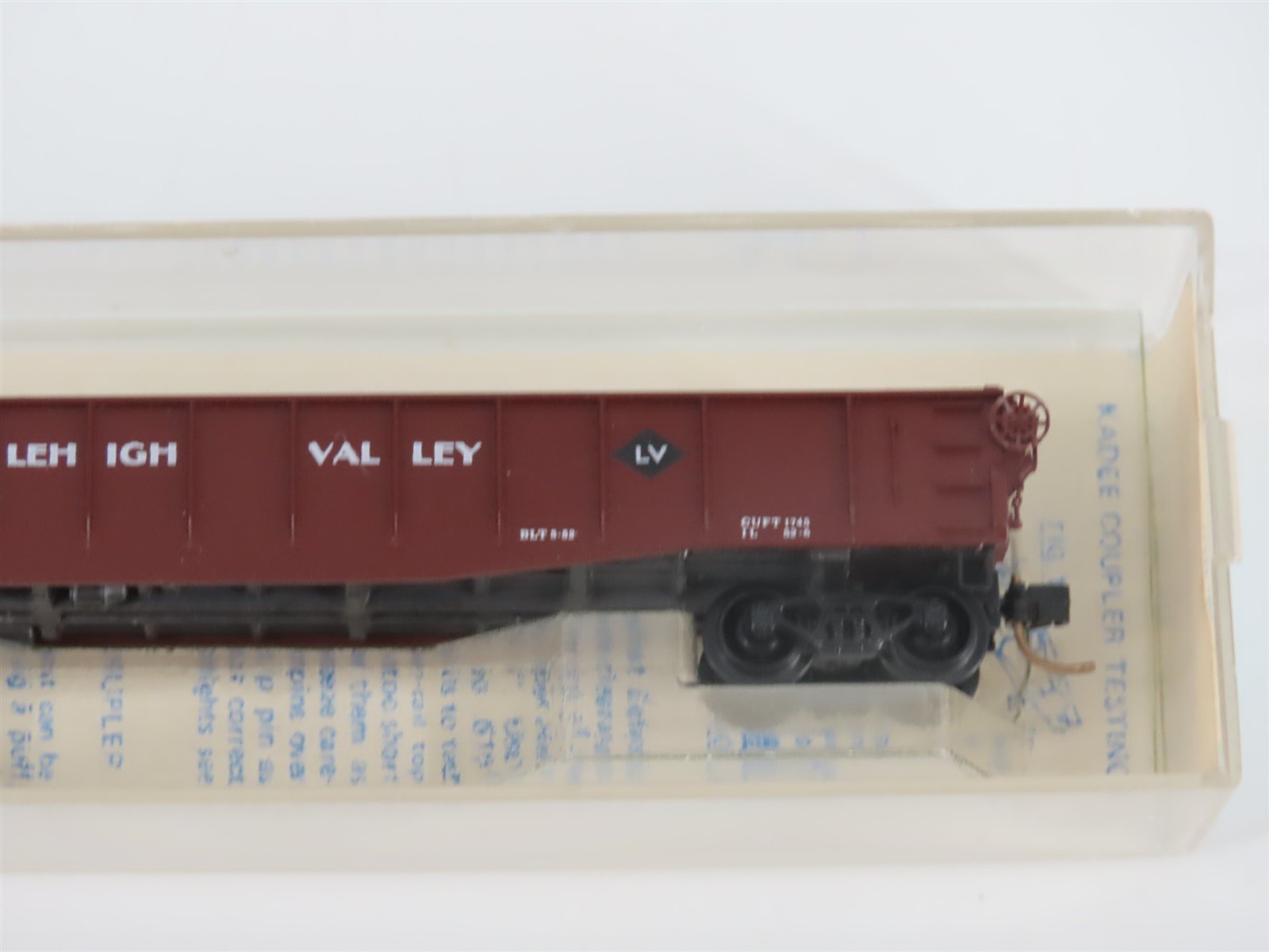 N Scale Kadee Micro-Trains MTL 46510 LV Lehigh Valley 50' Gondola #33327