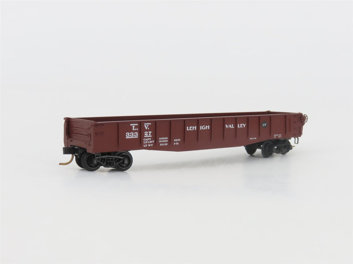 N Scale Kadee Micro-Trains MTL 46510 LV Lehigh Valley 50&#39; Gondola #33327