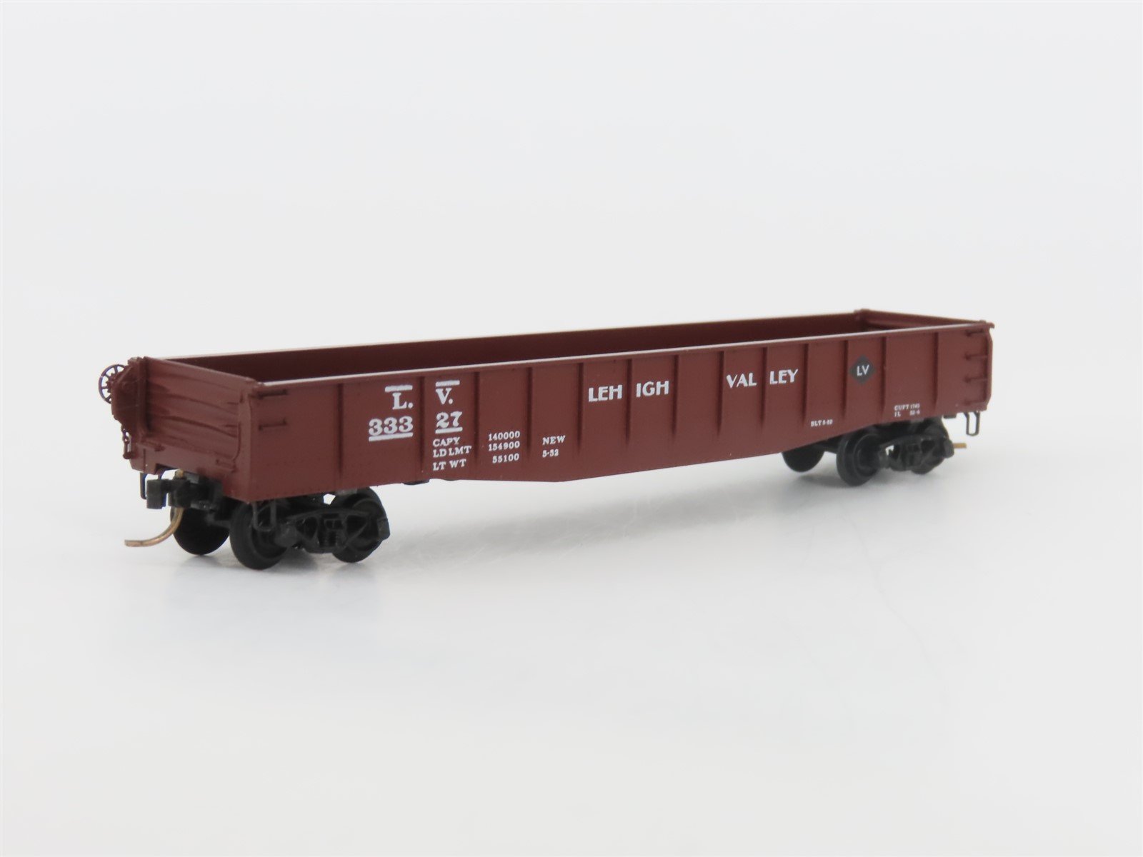 N Scale Kadee Micro-Trains MTL 46510 LV Lehigh Valley 50' Gondola #33327
