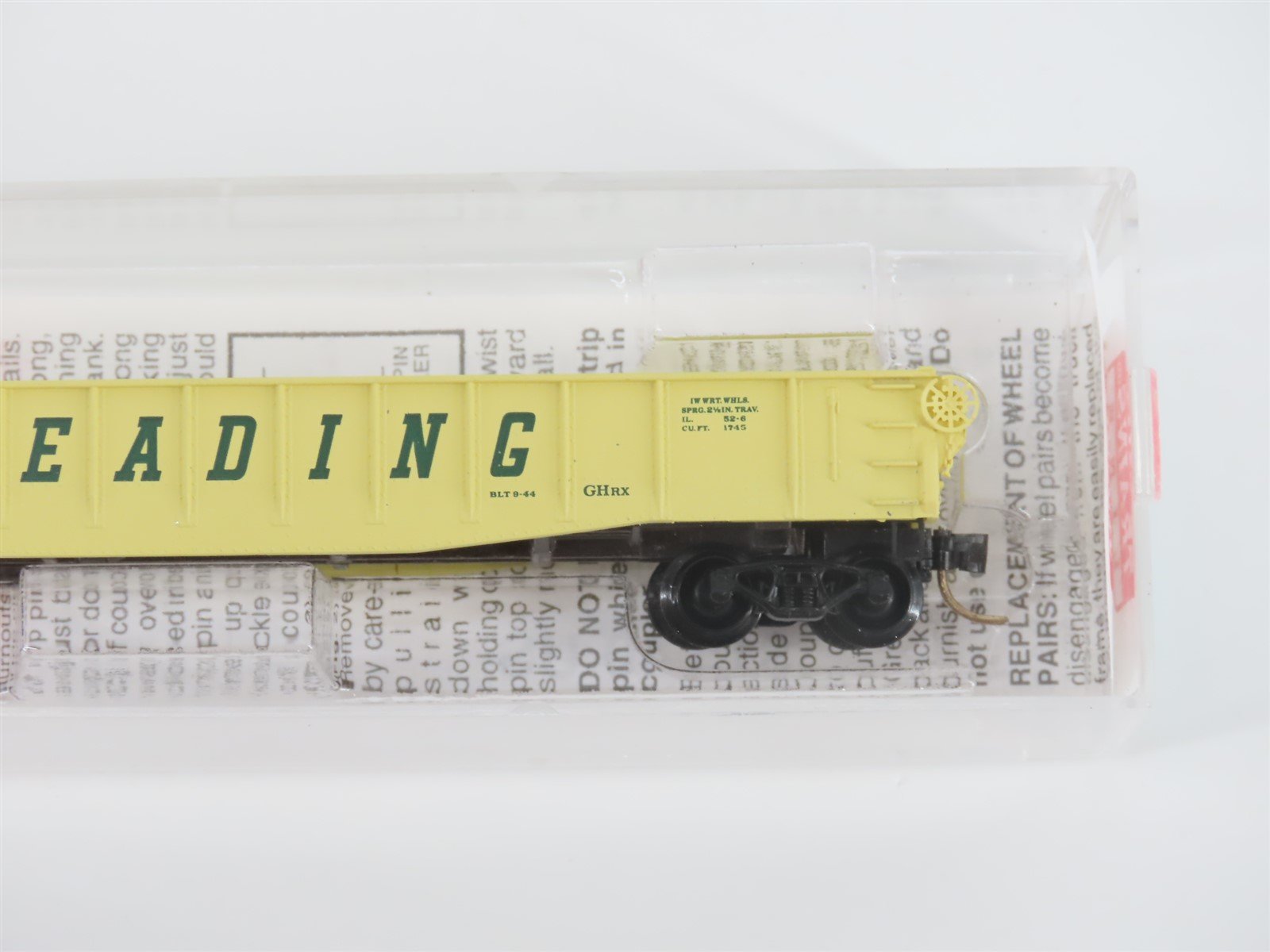 N Scale Micro-Trains MTL 46370 RDG Reading 50' Gondola #96316