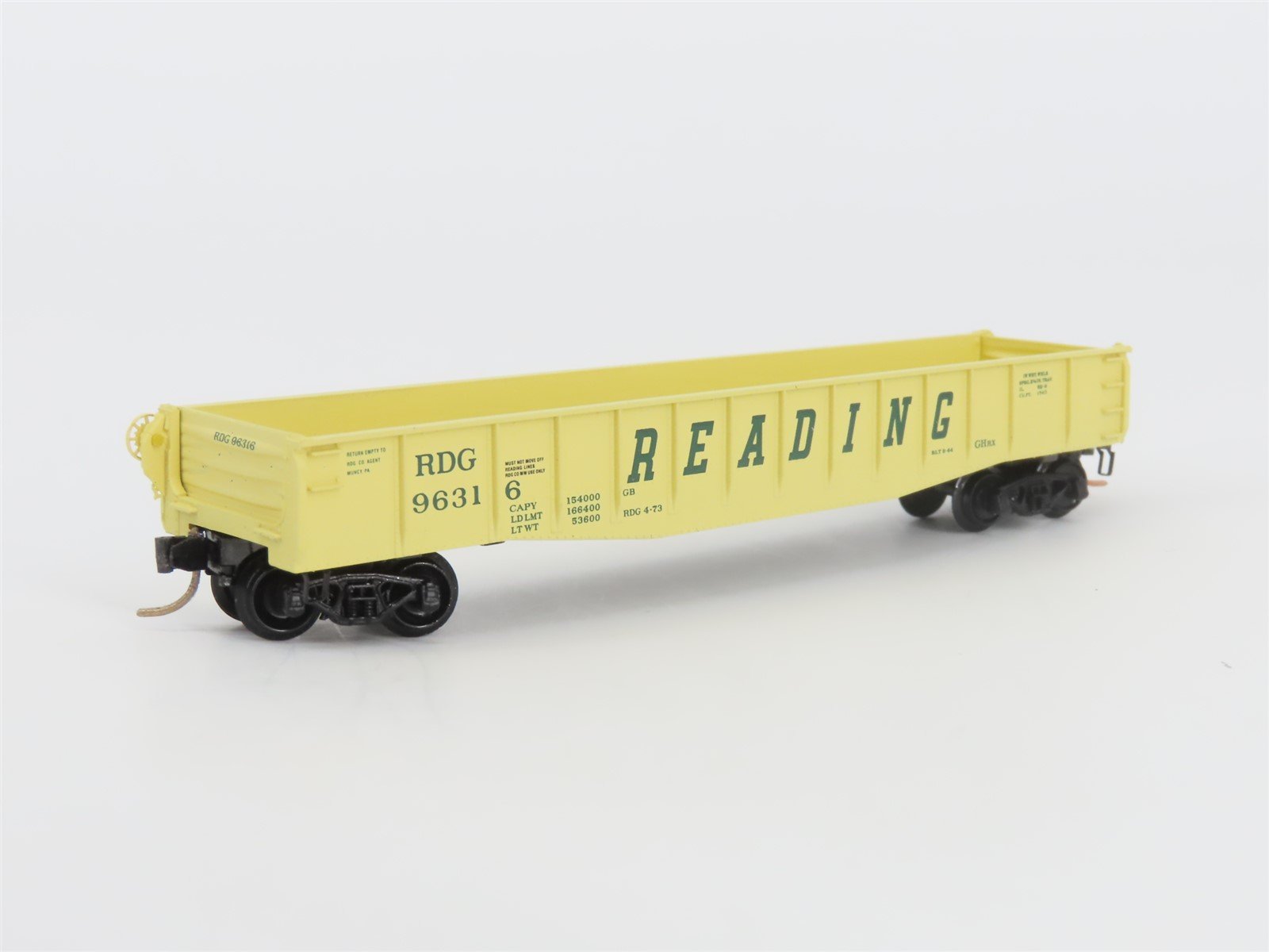 N Scale Micro-Trains MTL 46370 RDG Reading 50' Gondola #96316