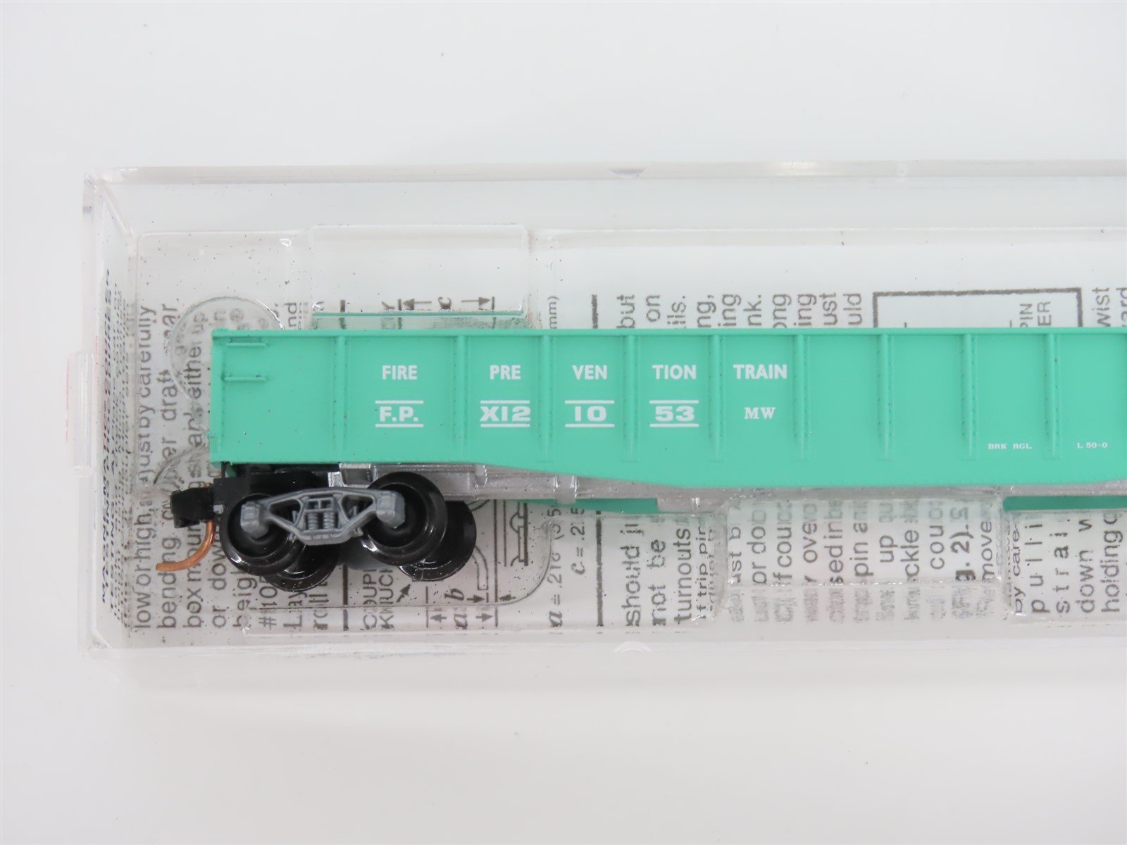 N Scale Micro-Trains MTL 46360 FP Fire Prevention Smokey Bear Gondola #X121053