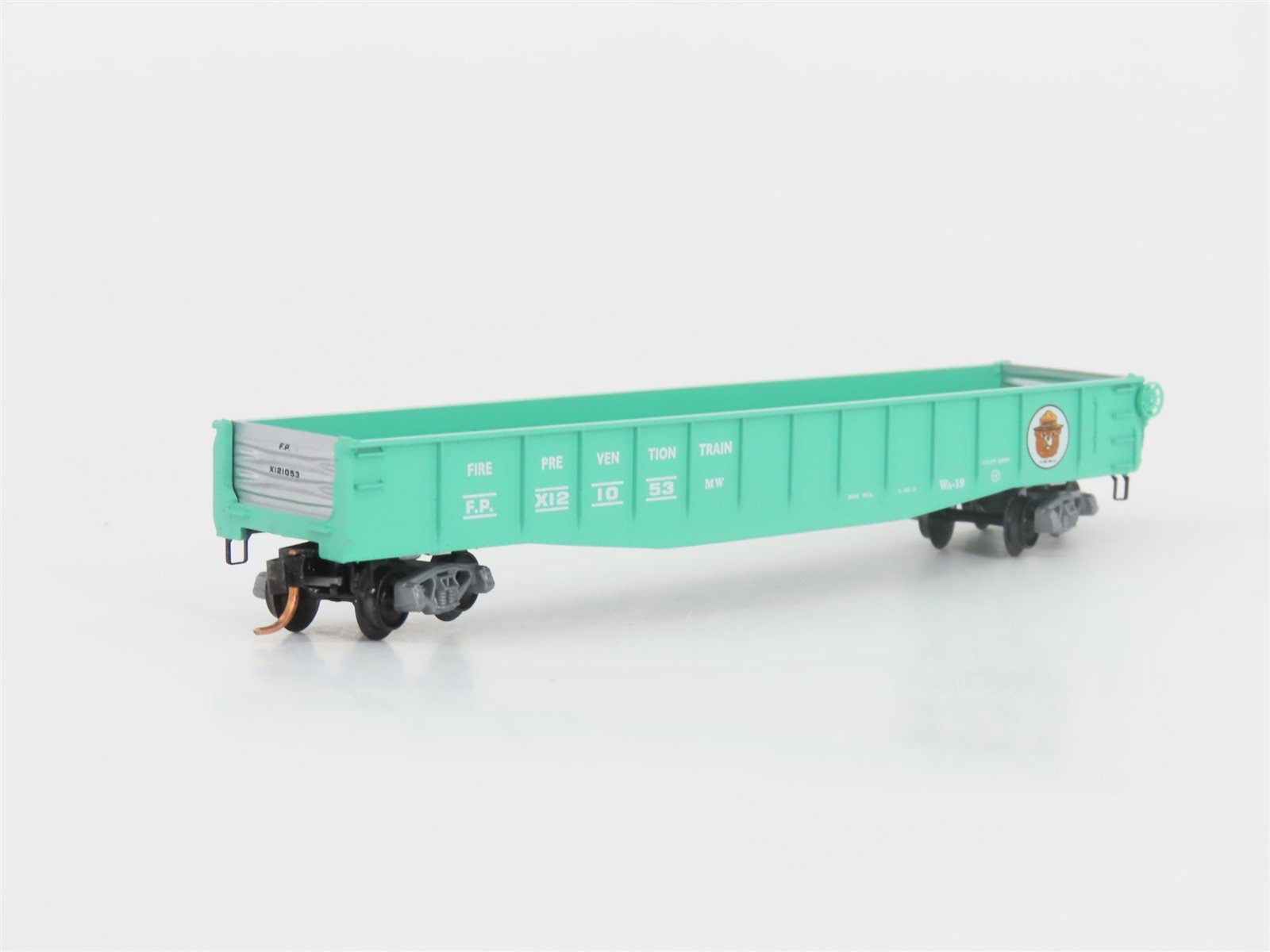 N Scale Micro-Trains MTL 46360 FP Fire Prevention Smokey Bear Gondola #X121053