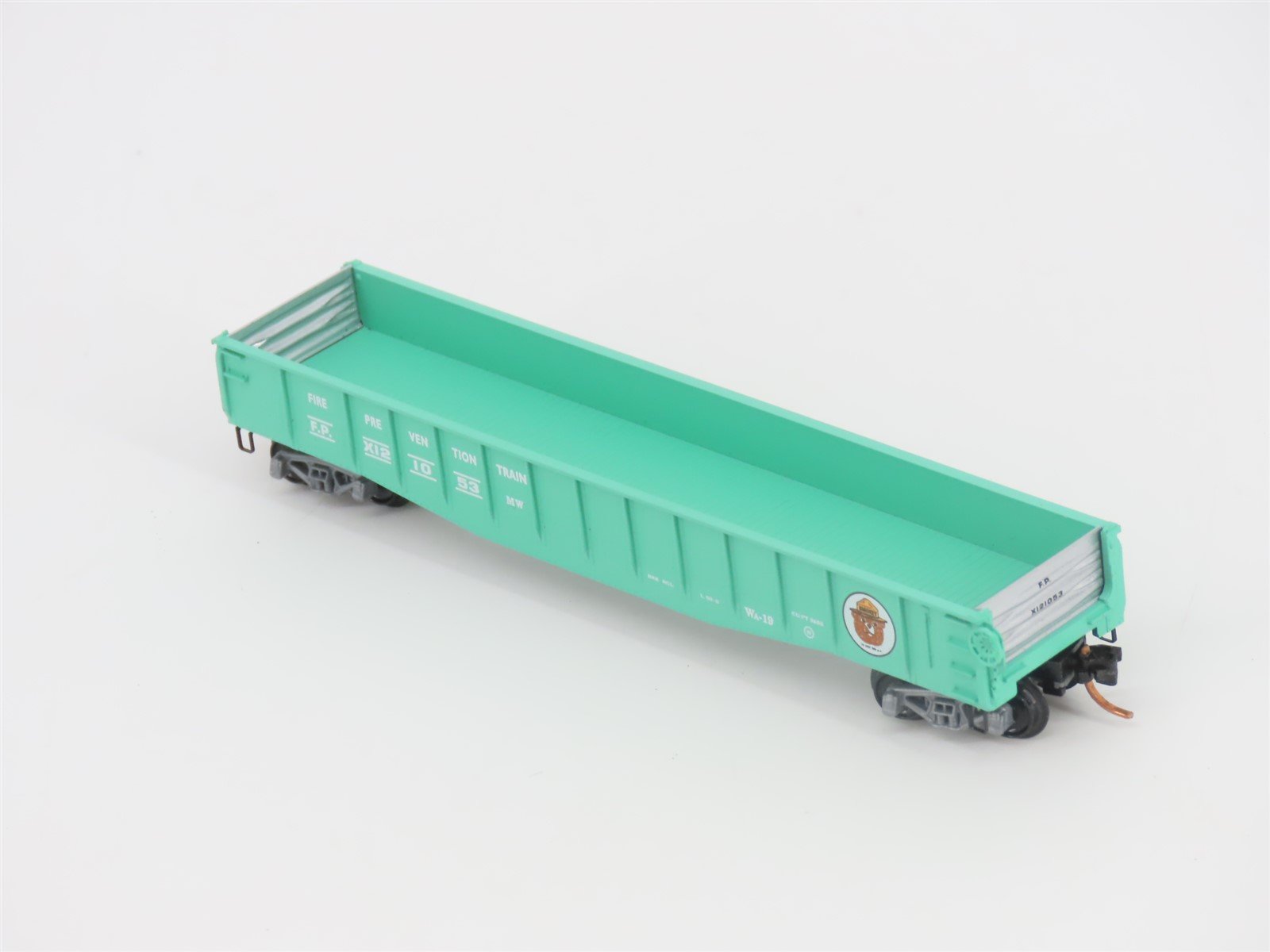 N Scale Micro-Trains MTL 46360 FP Fire Prevention Smokey Bear Gondola #X121053