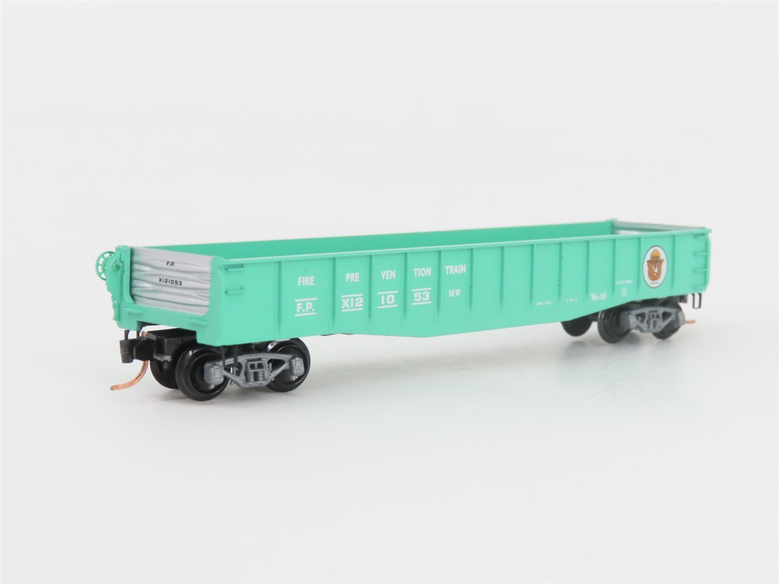 N Scale Micro-Trains MTL 46360 FP Fire Prevention Smokey Bear Gondola #X121053