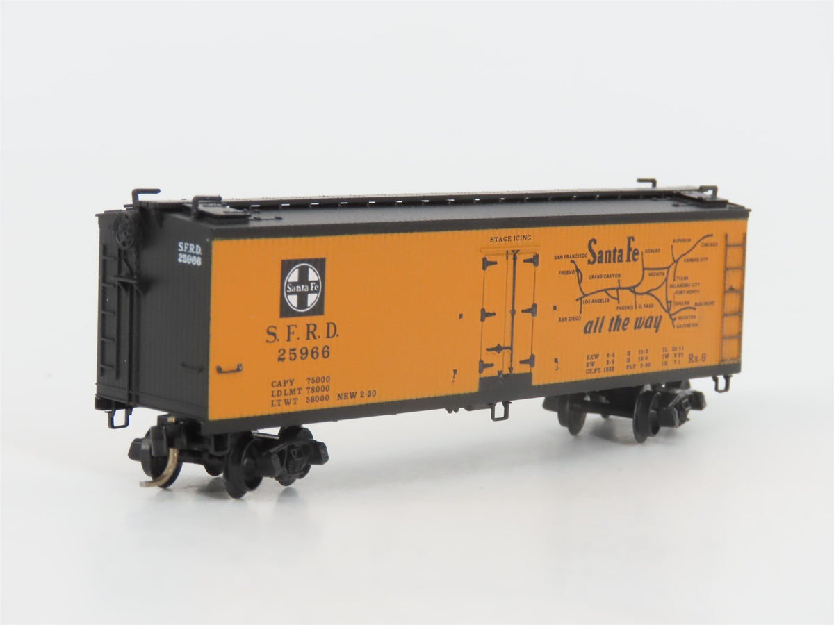 N Scale Micro-Trains MTL 47240 SFRD Santa Fe El Capitan 40&#39; Reefer #25966
