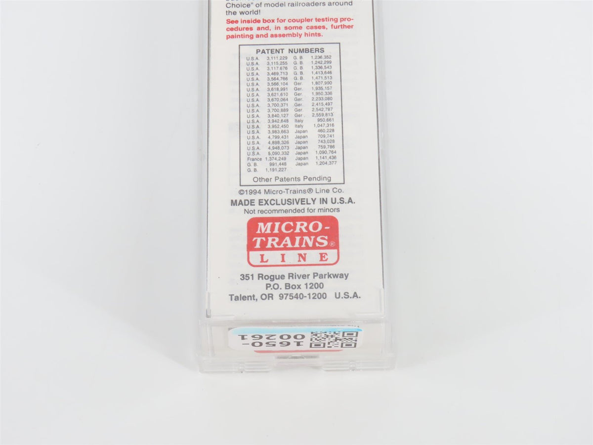 N Scale Micro-Trains MTL 47210 SFRD Santa Fe Grand Canyon 40&#39; Wood Reefer #25956