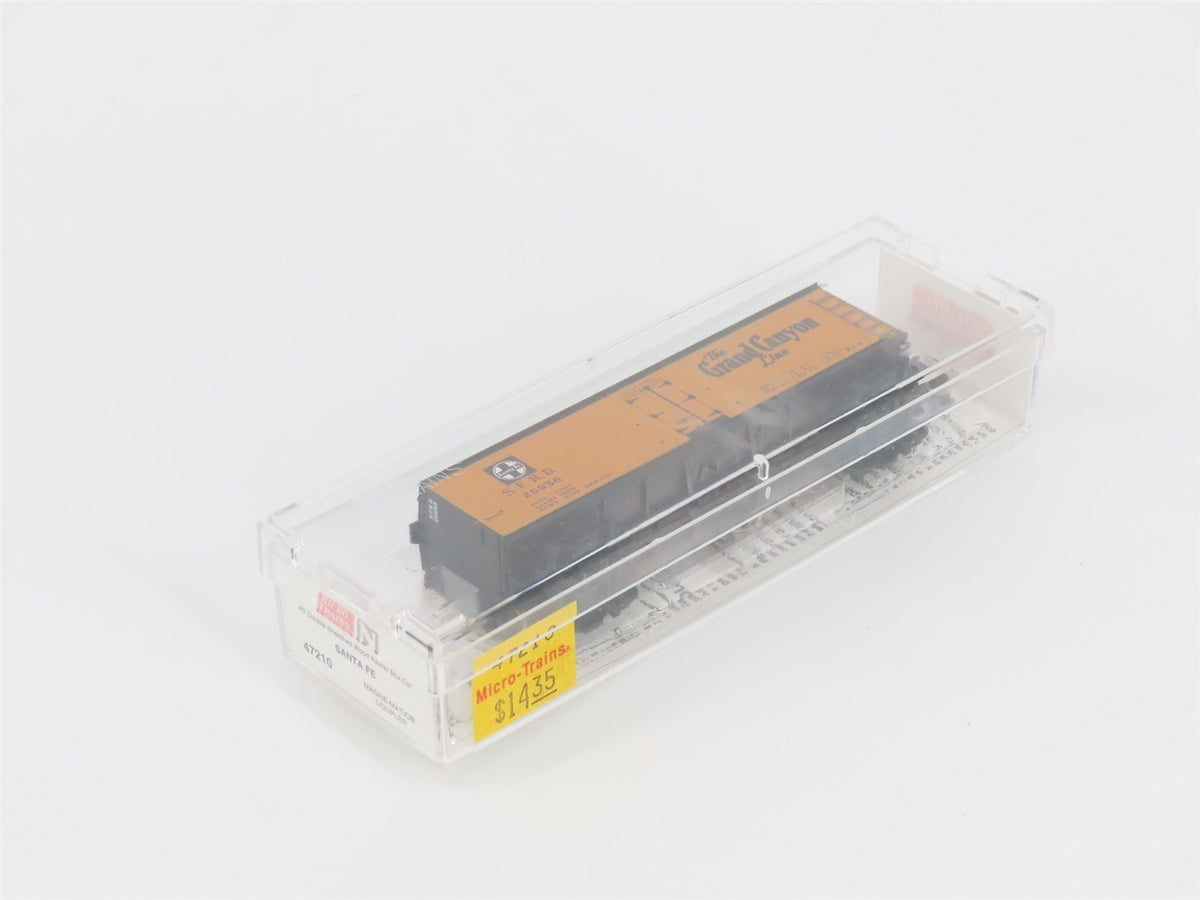 N Scale Micro-Trains MTL 47210 SFRD Santa Fe Grand Canyon 40&#39; Wood Reefer #25956