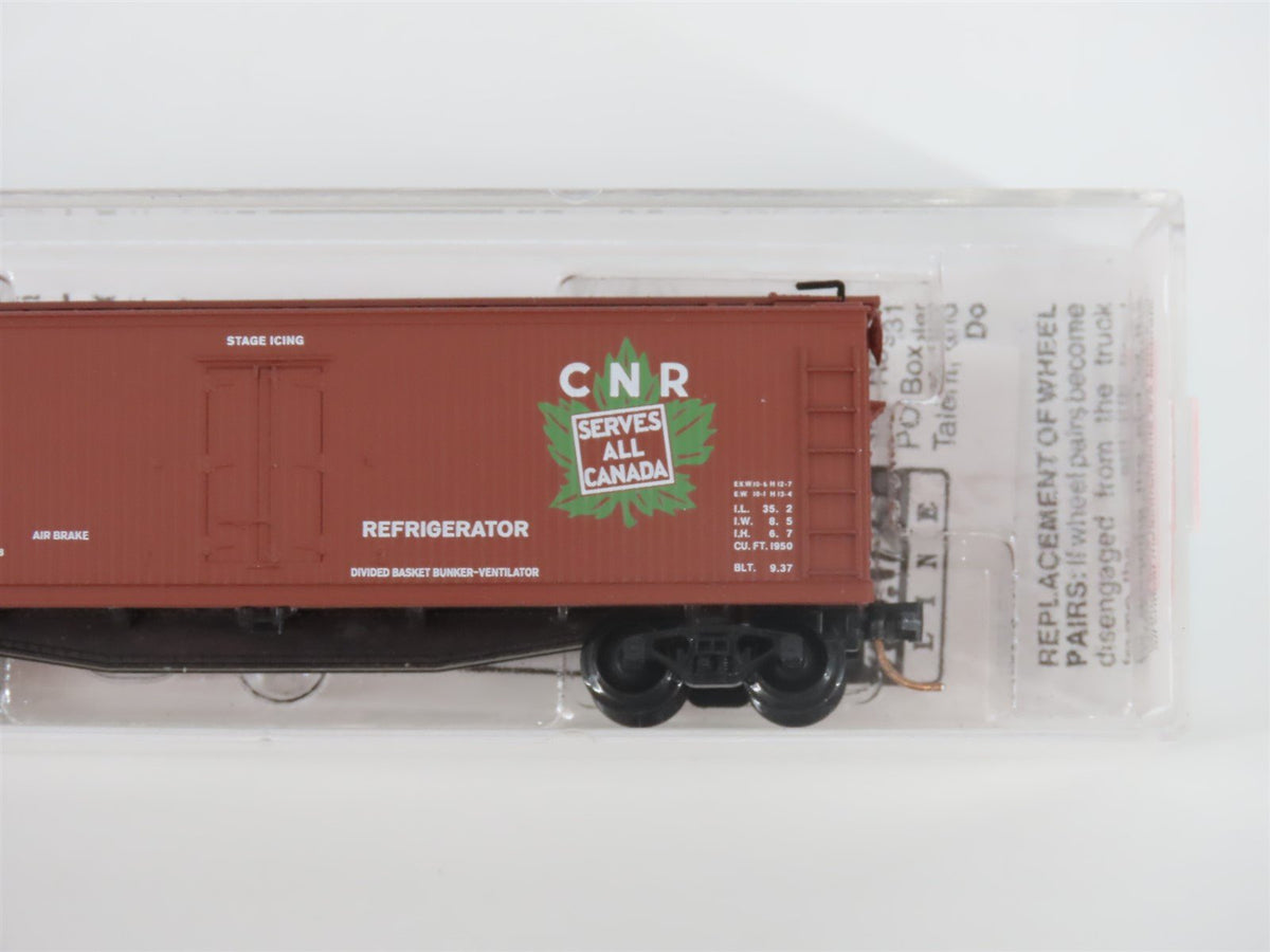 N Micro-Trains MTL 47200 CNR Canadian National &quot;Maple Leaf&quot; 40&#39; Reefer #209344