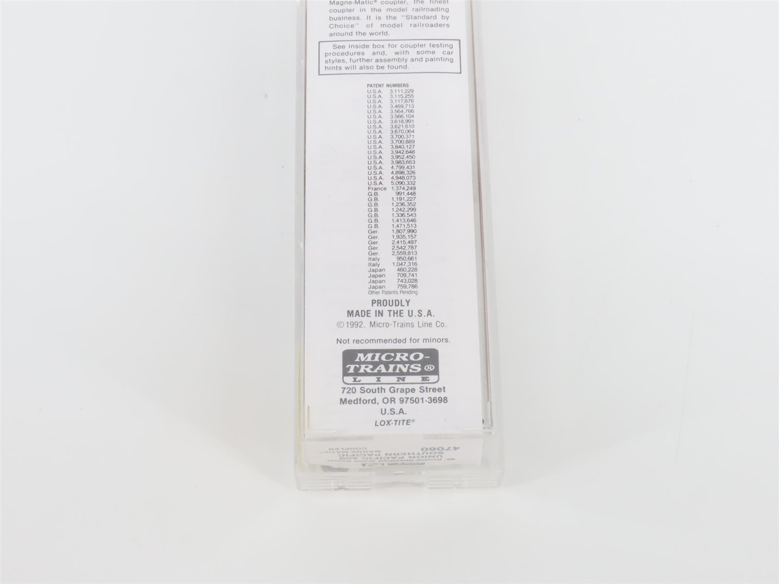 N Scale Micro-Trains MTL 47060 SP UP PFE Pacific Fruit Express 40' Reefer #19195