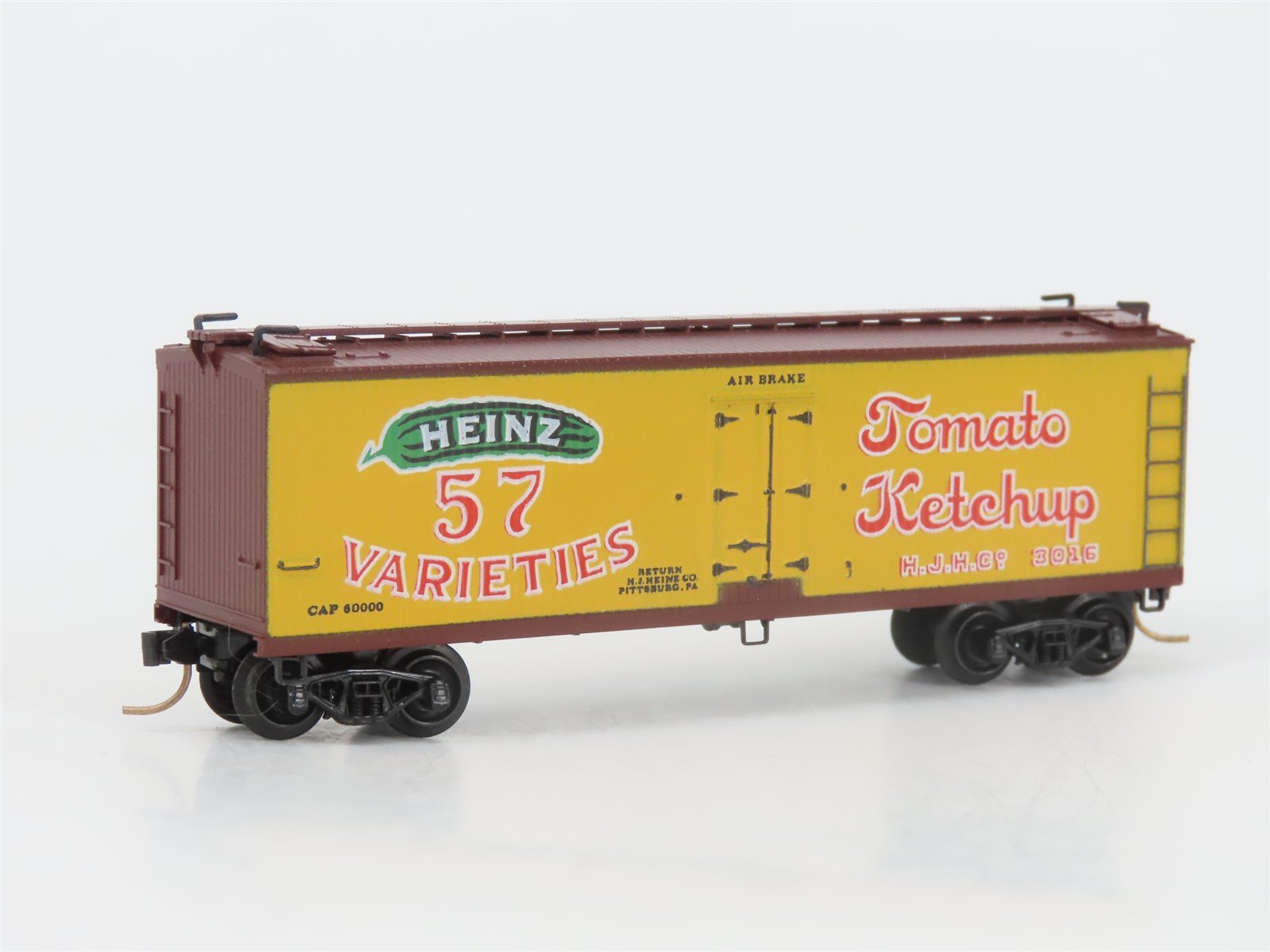 N Scale Kadee Micro-Trains MTL 47020 HJHC Heinz 57 Ketchup 40' Reefer #3016