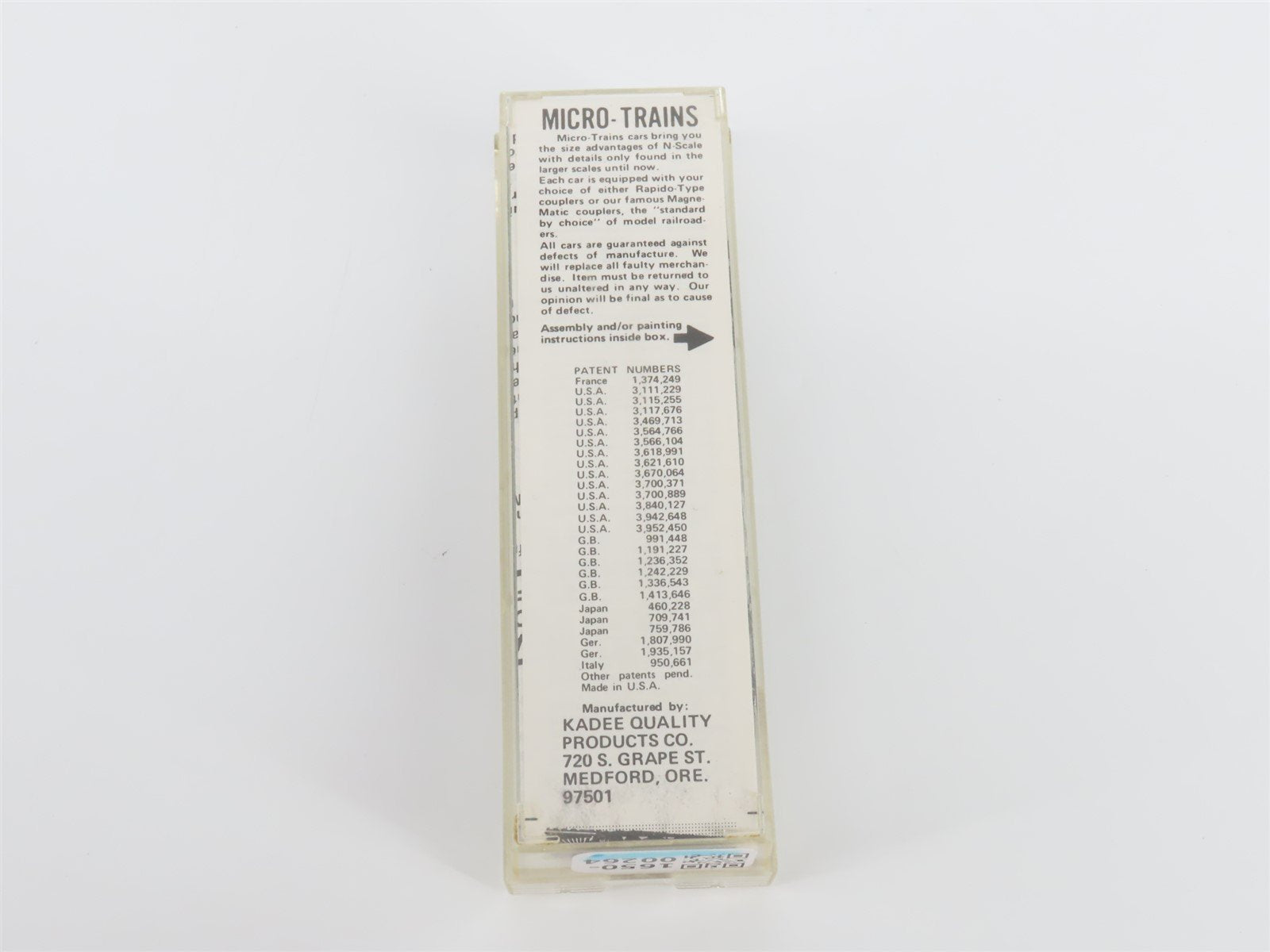 N Scale Kadee Micro-Trains MTL 47020 HJHC Heinz 57 Ketchup 40' Reefer #3016