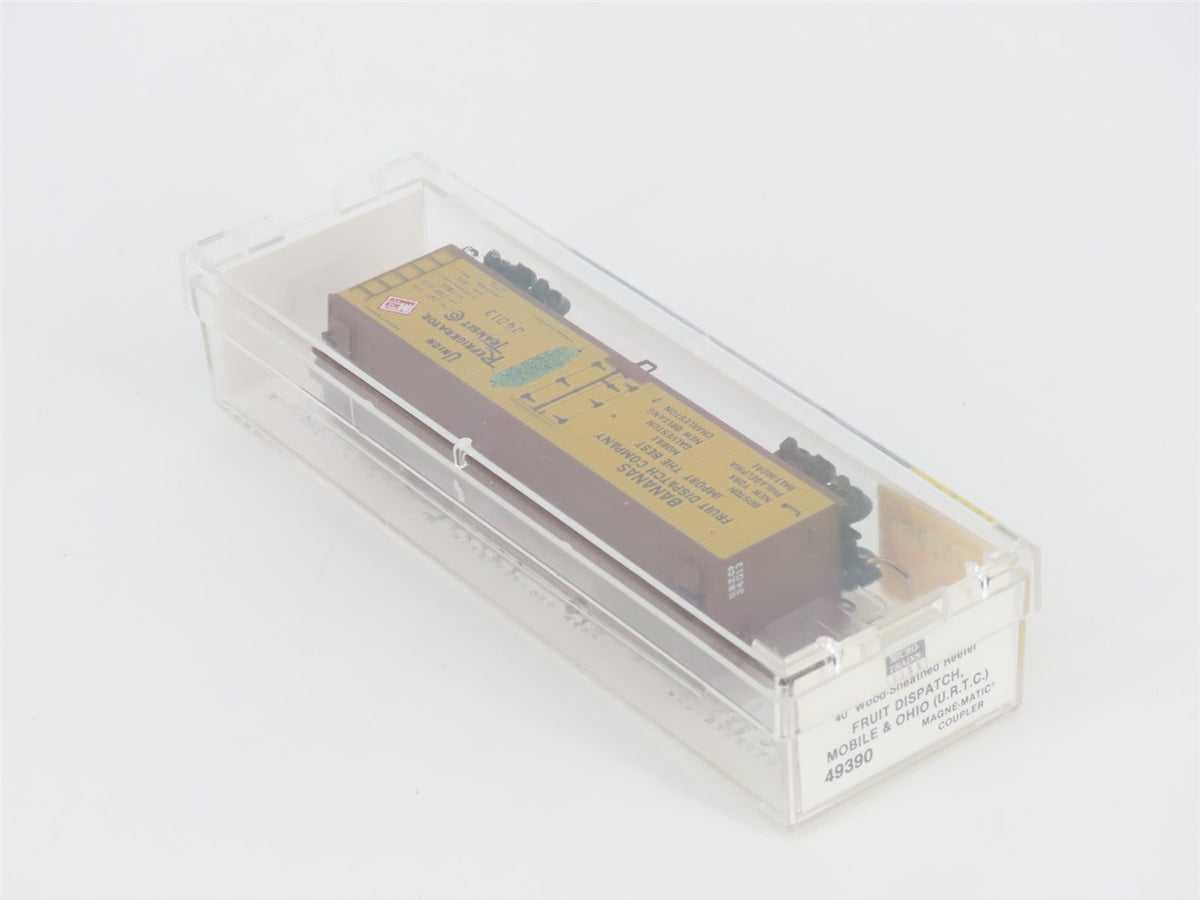N Scale Micro-Trains MTL 49390 URTC Bananas Fruit Dispatch 40&#39; Reefer #24013