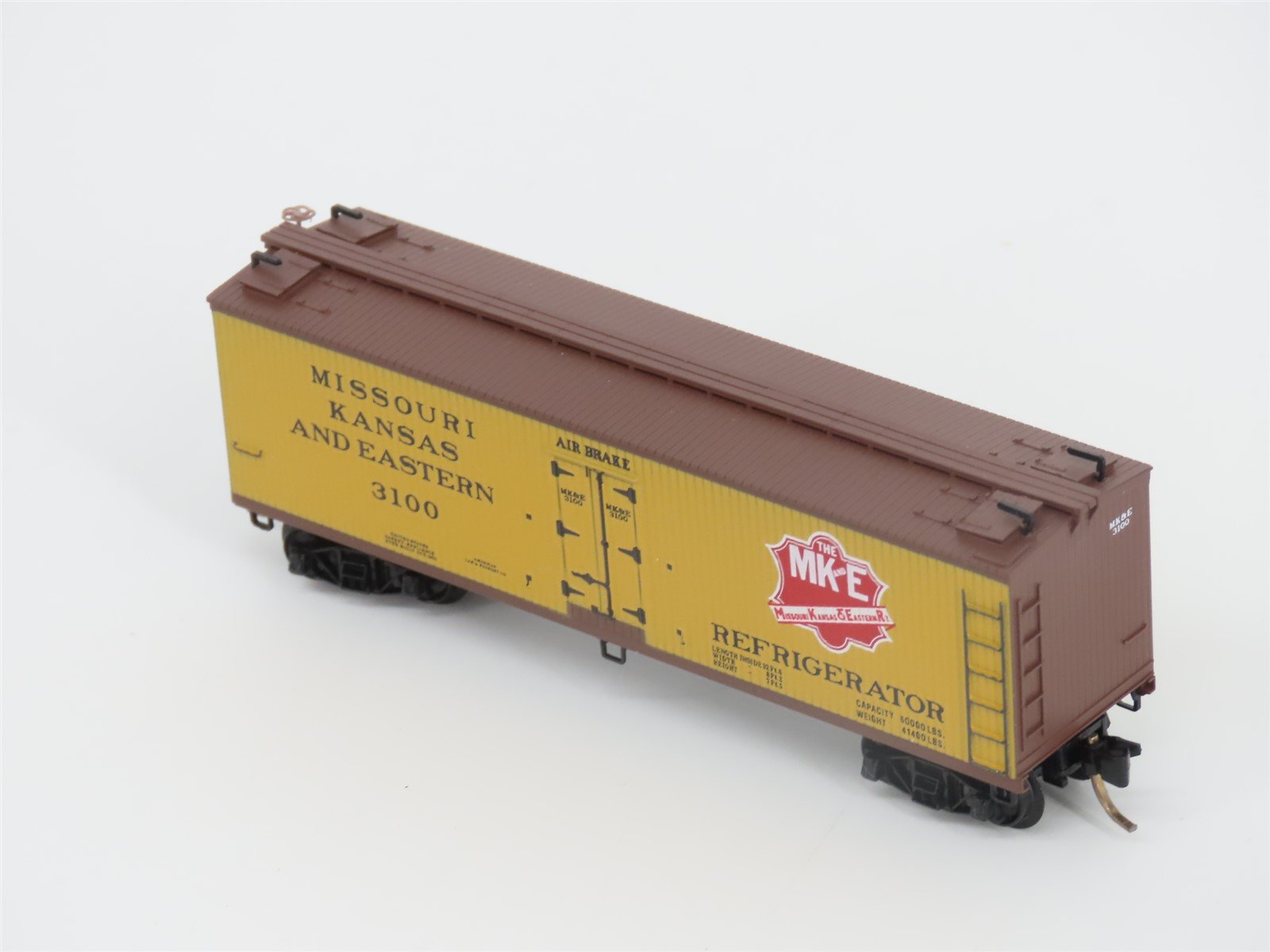 N Scale Micro-Trains MTL 49360 MK&E Missouri Kansas & Eastern 40' Reefer #3100