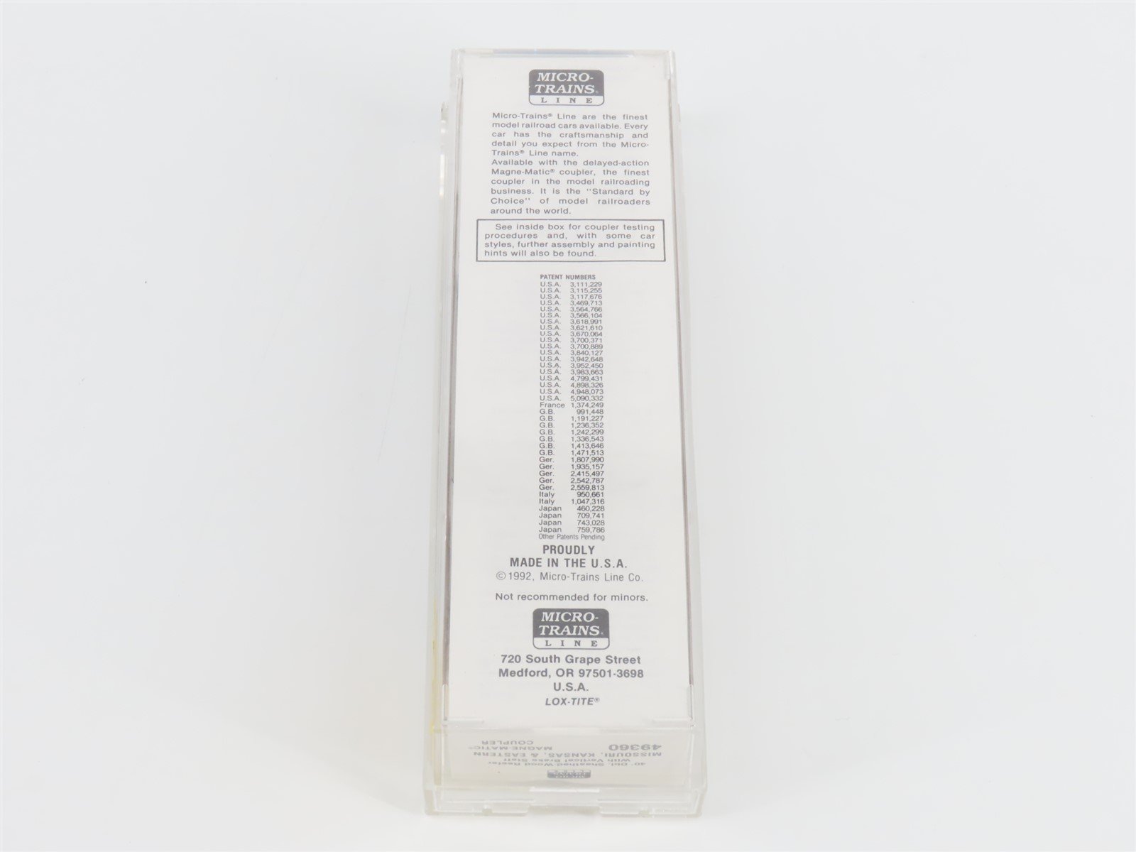 N Scale Micro-Trains MTL 49360 MK&E Missouri Kansas & Eastern 40' Reefer #3100