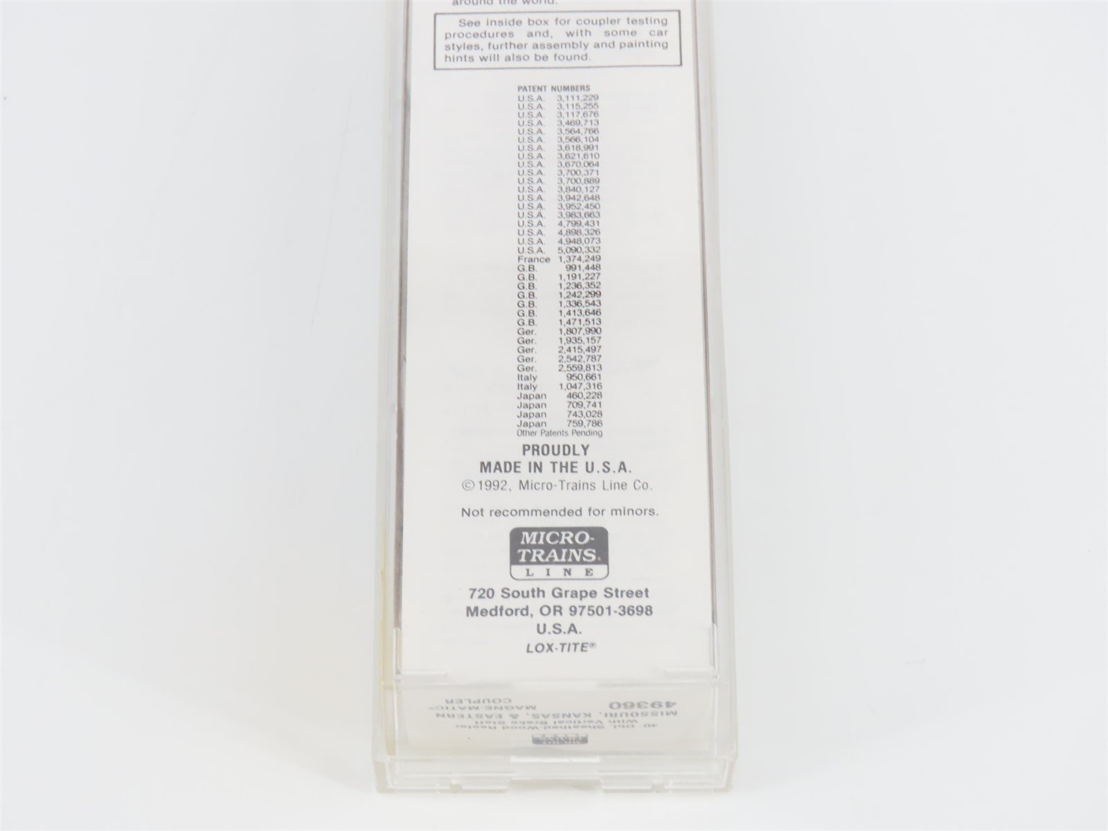 N Scale Micro-Trains MTL 49360 MK&E Missouri Kansas & Eastern 40' Reefer #3100