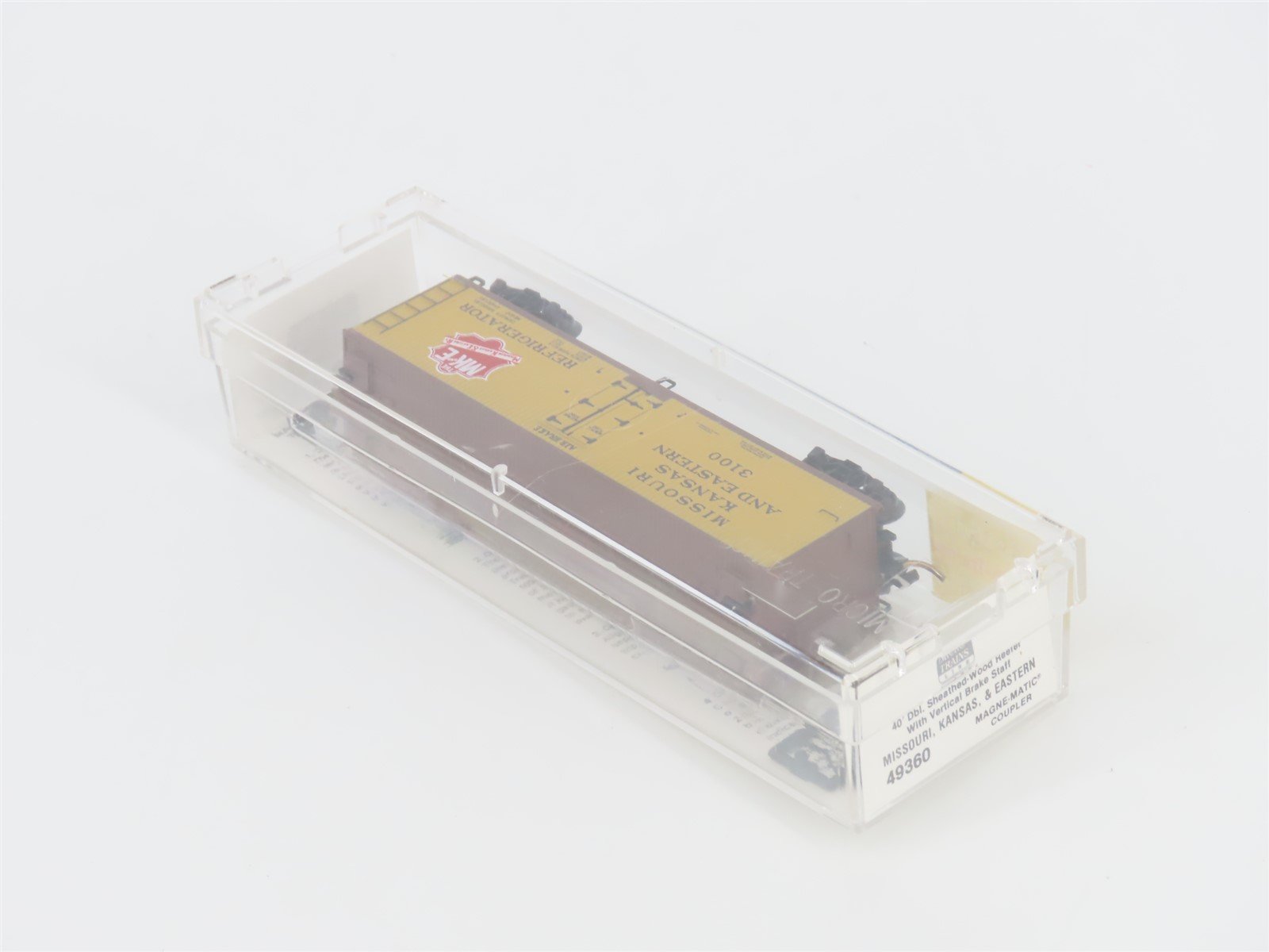 N Scale Micro-Trains MTL 49360 MK&E Missouri Kansas & Eastern 40' Reefer #3100