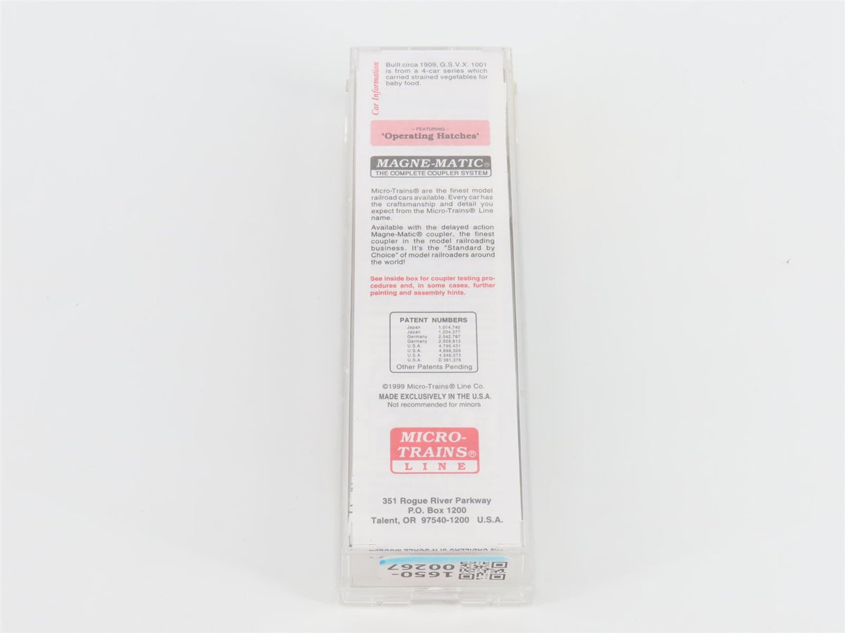 N Scale Micro-Trains MTL 49330 GSVX Gerber Products 40&#39; Wood Reefer #1001