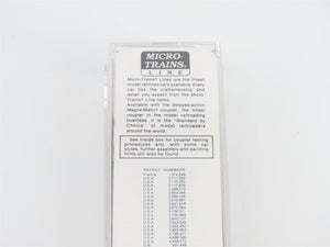 N Scale Micro-Trains MTL 49320 WRX Green Bay Route 40' Wood Reefer #9453