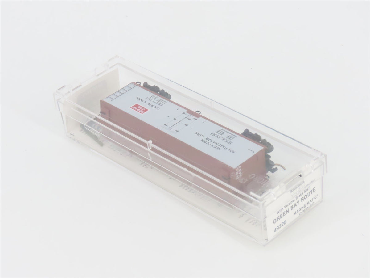 N Scale Micro-Trains MTL 49320 WRX Green Bay Route 40&#39; Wood Reefer #9453