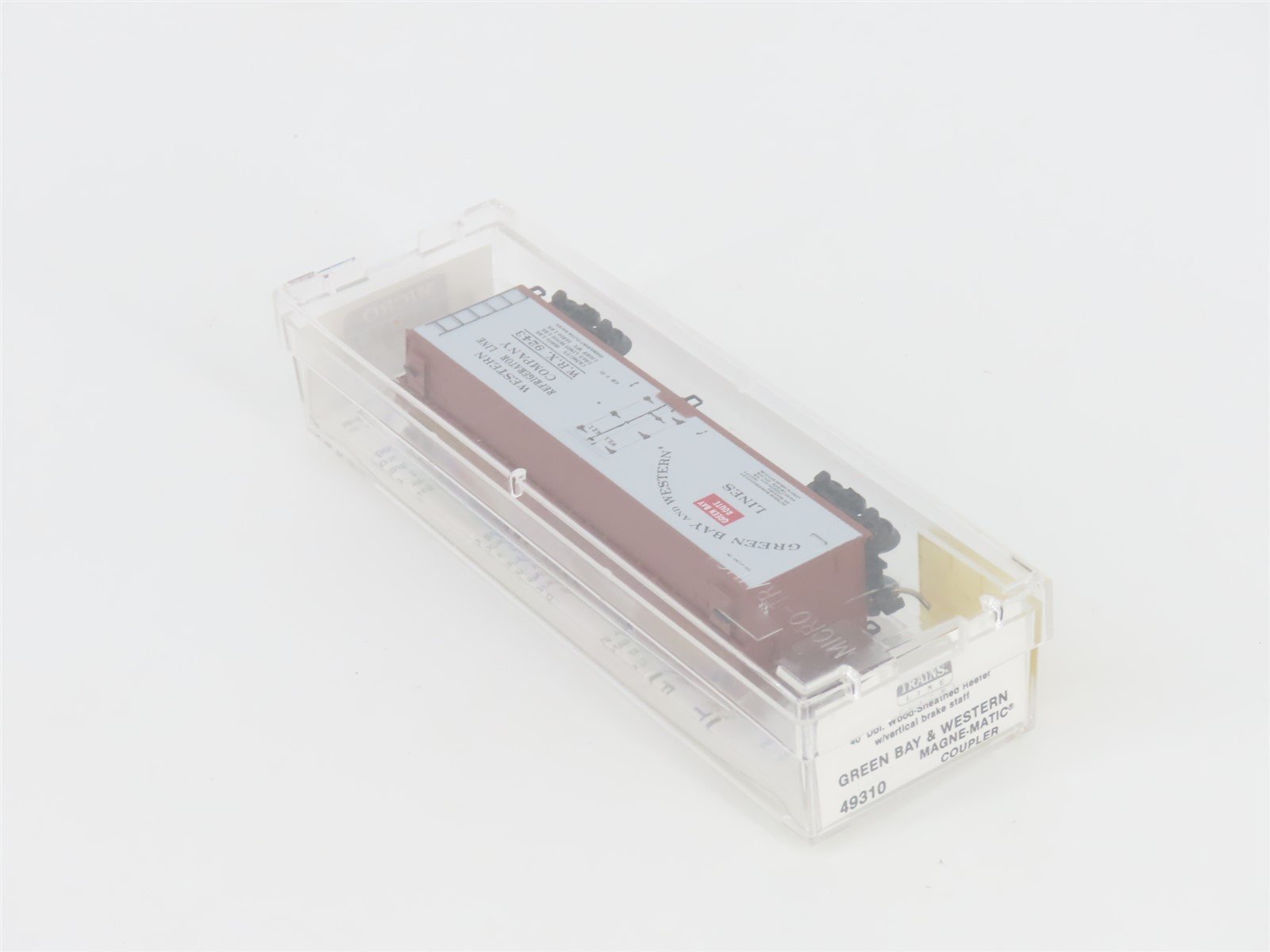 N Scale Micro-Trains MTL 49310 WRX Green Bay Route 40' Wood Reefer #9243