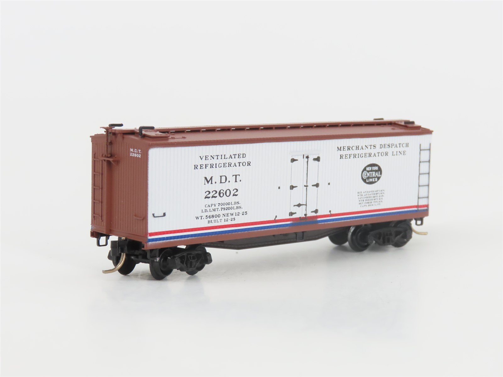 N Scale Micro-Trains MTL 49140 MDT NYC New York Central 40' Wood Reefer #22602