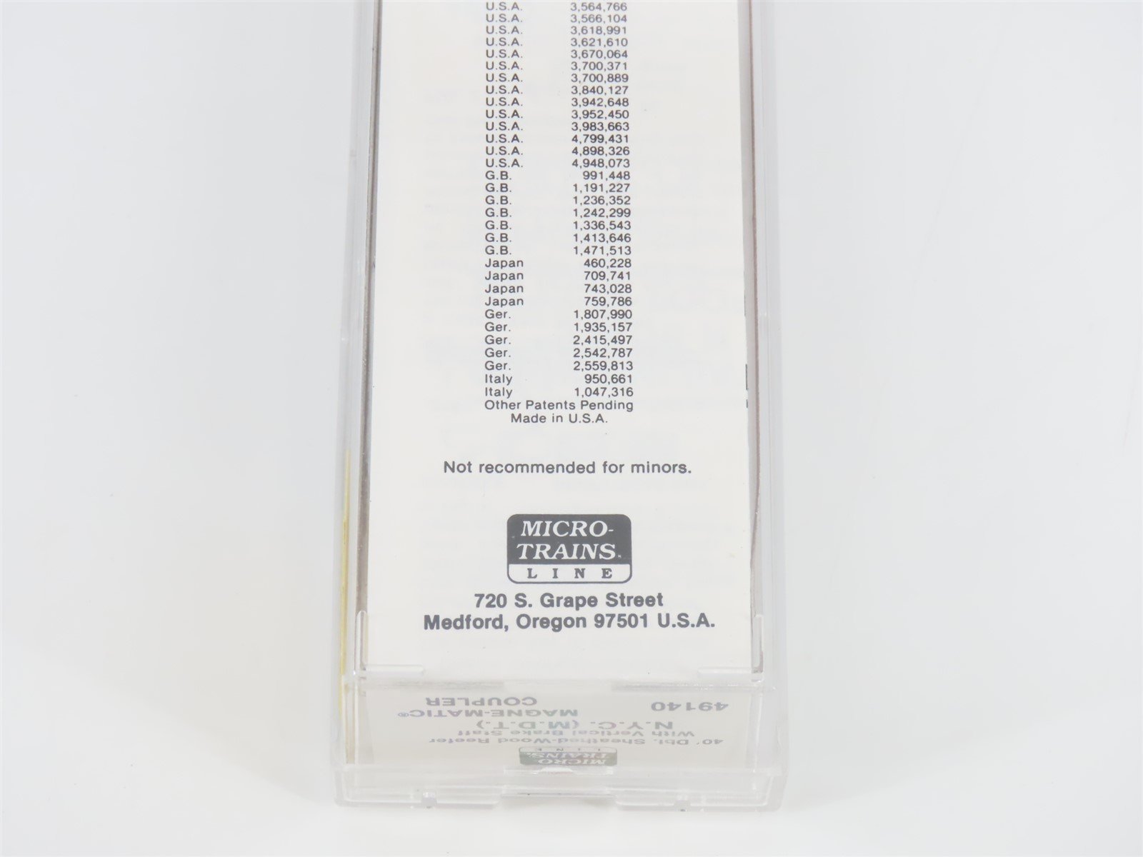 N Scale Micro-Trains MTL 49140 MDT NYC New York Central 40' Wood Reefer #22602