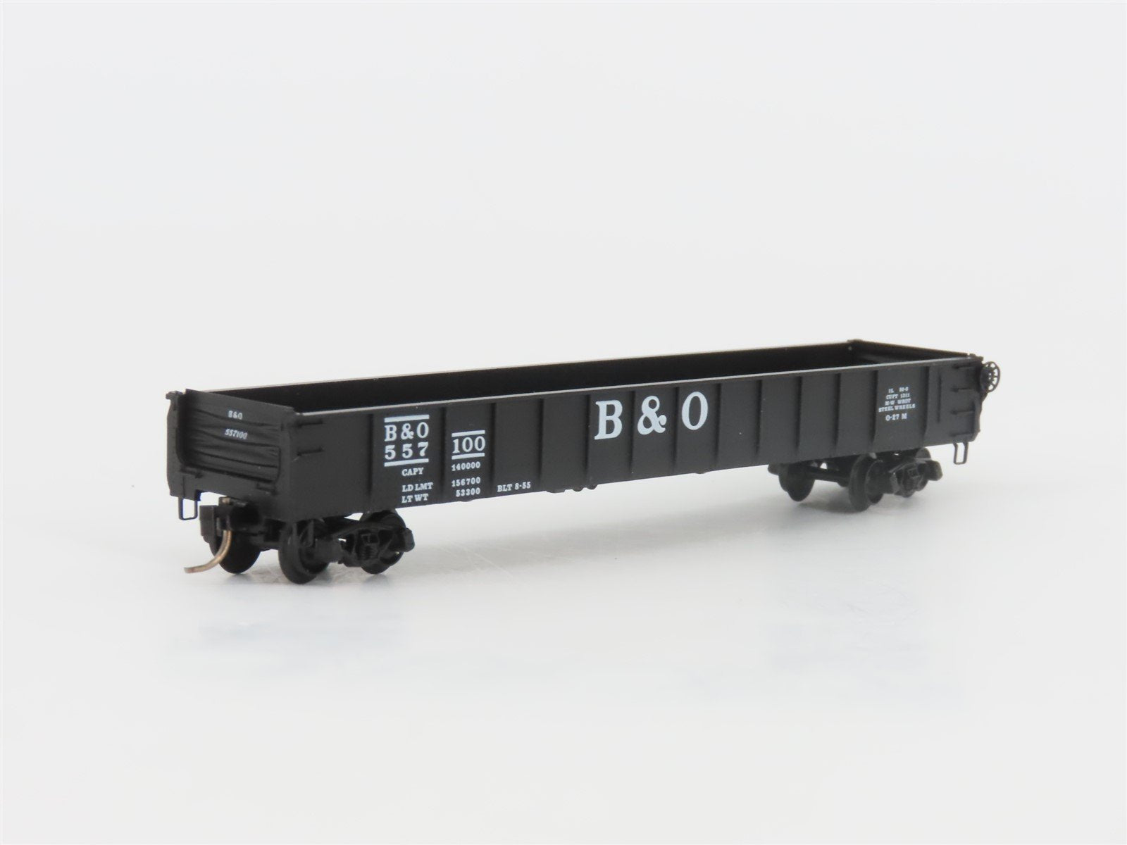 N Scale Micro-Trains MTL 48020 B&O Baltimore & Ohio 50' Gondola #557100