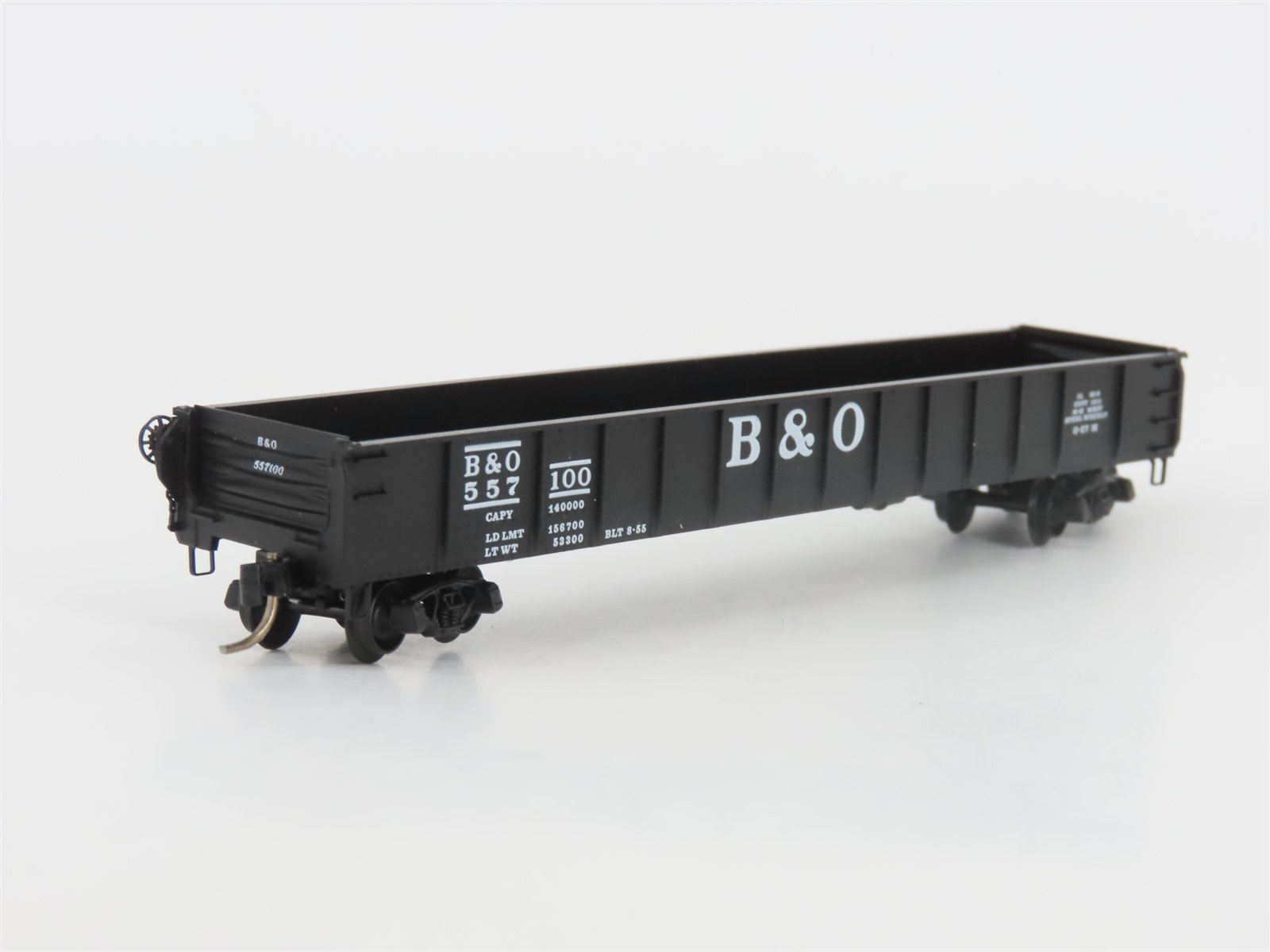 N Scale Micro-Trains MTL 48020 B&O Baltimore & Ohio 50' Gondola #557100
