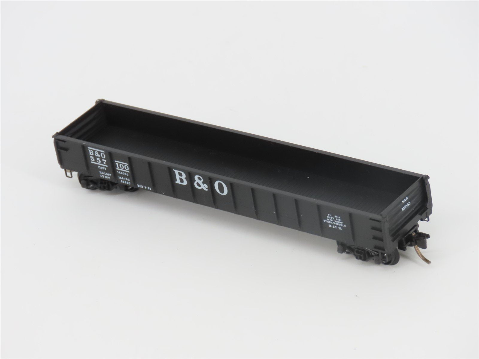 N Scale Micro-Trains MTL 48020 B&O Baltimore & Ohio 50' Gondola #557100