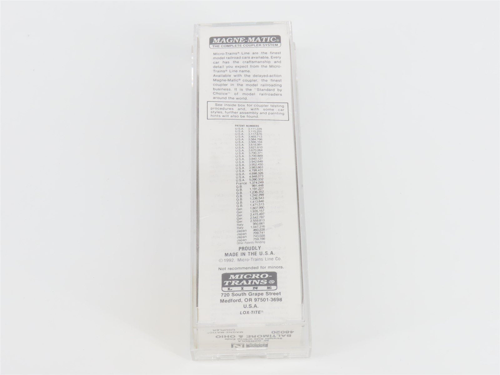 N Scale Micro-Trains MTL 48020 B&O Baltimore & Ohio 50' Gondola #557100