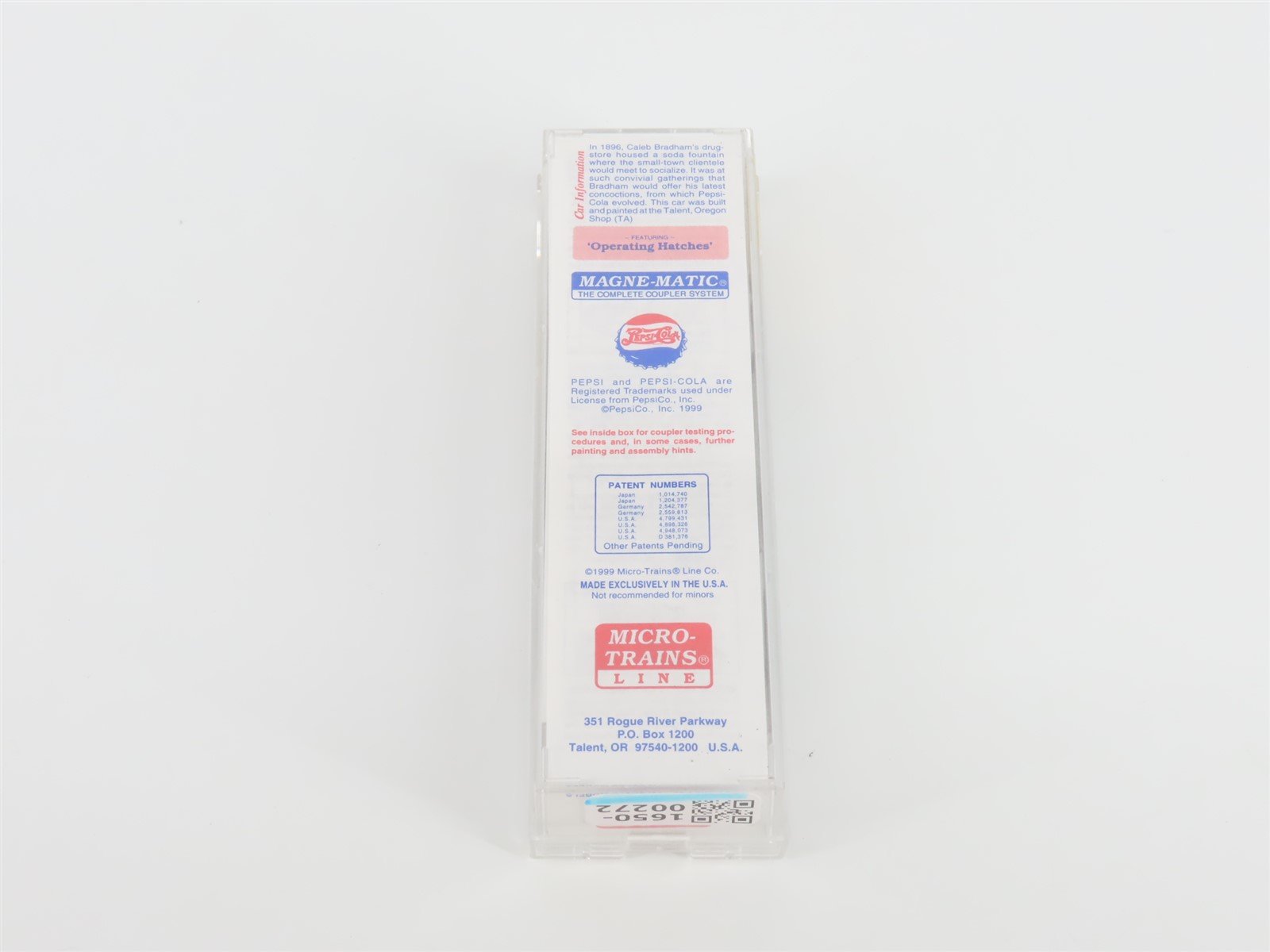 N Scale Micro-Trains MTL 47340 PCEX Pepsi-Cola 40' Wood Reefer #4702