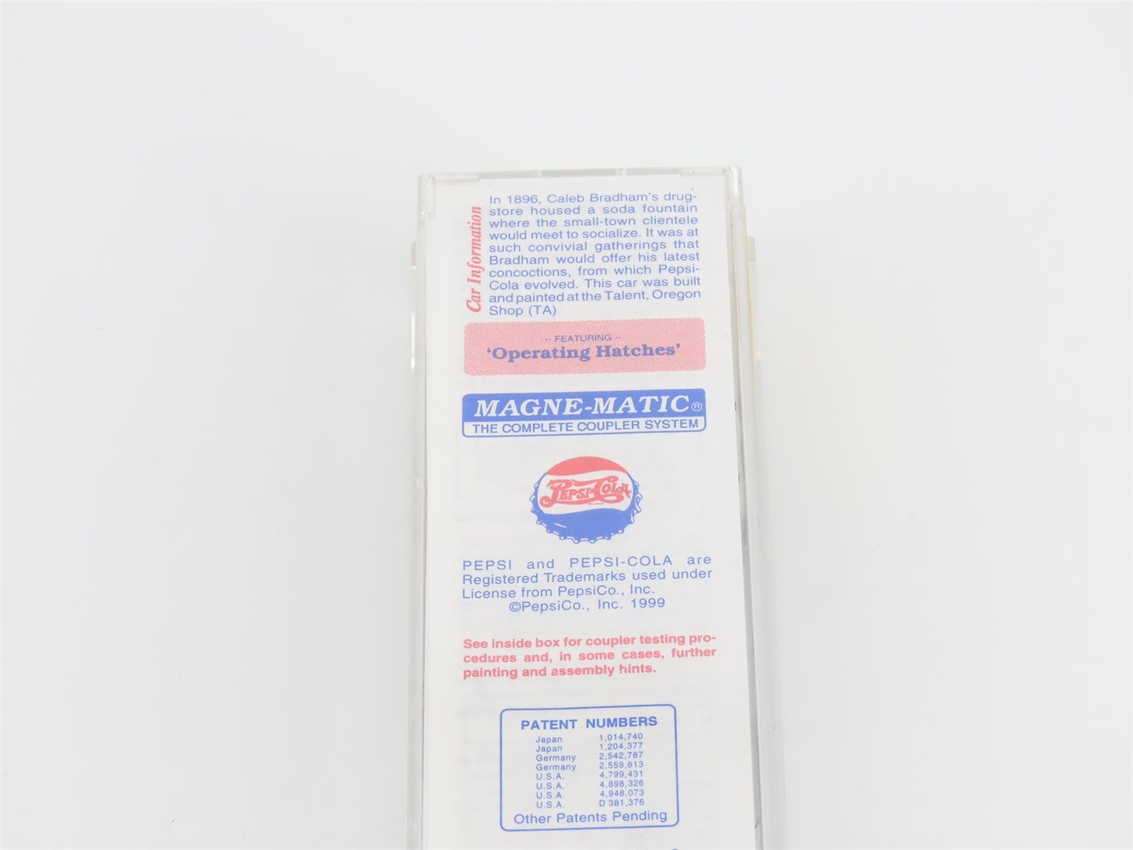 N Scale Micro-Trains MTL 47340 PCEX Pepsi-Cola 40' Wood Reefer #4702