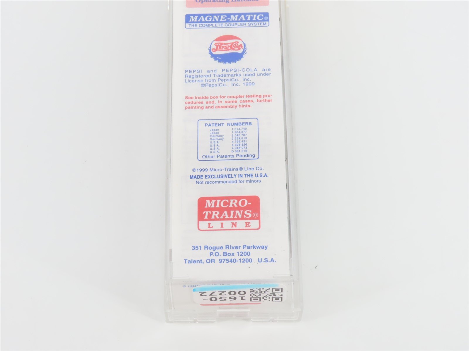 N Scale Micro-Trains MTL 47340 PCEX Pepsi-Cola 40' Wood Reefer #4702