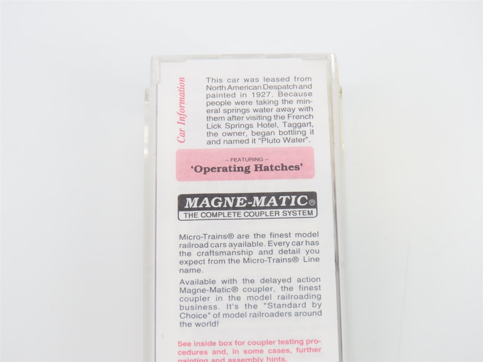 N Scale Micro-Trains MTL 49490 NADX Pluto Water 40' Wood Reefer #2688