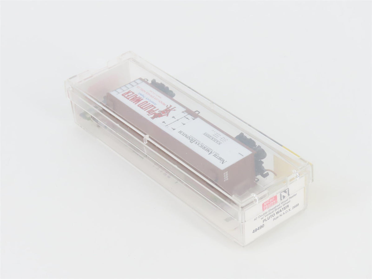 N Scale Micro-Trains MTL 49490 NADX Pluto Water 40&#39; Wood Reefer #2688