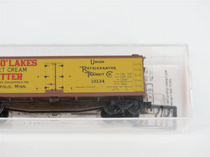 N Scale Micro-Trains MTL 49470 URTC Land O' Lakes 40' Wood Reefer #10134