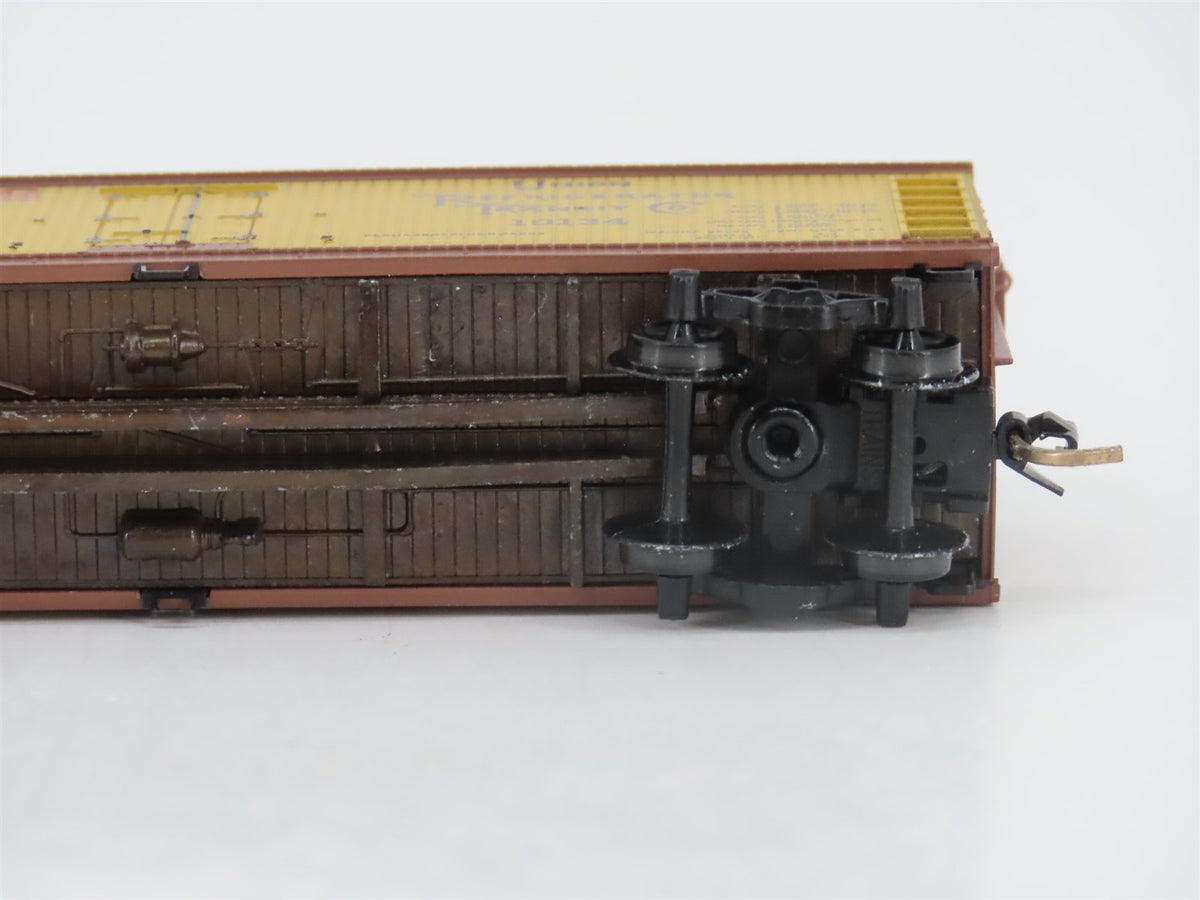 N Scale Micro-Trains MTL 49470 URTC Land O&#39; Lakes 40&#39; Wood Reefer #10134