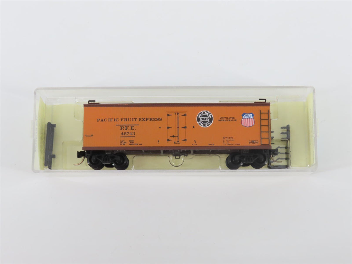 N Micro-Trains MTL Al&#39;s Kustom SP UP PFE Pacific Fruit Express Reefer #46743