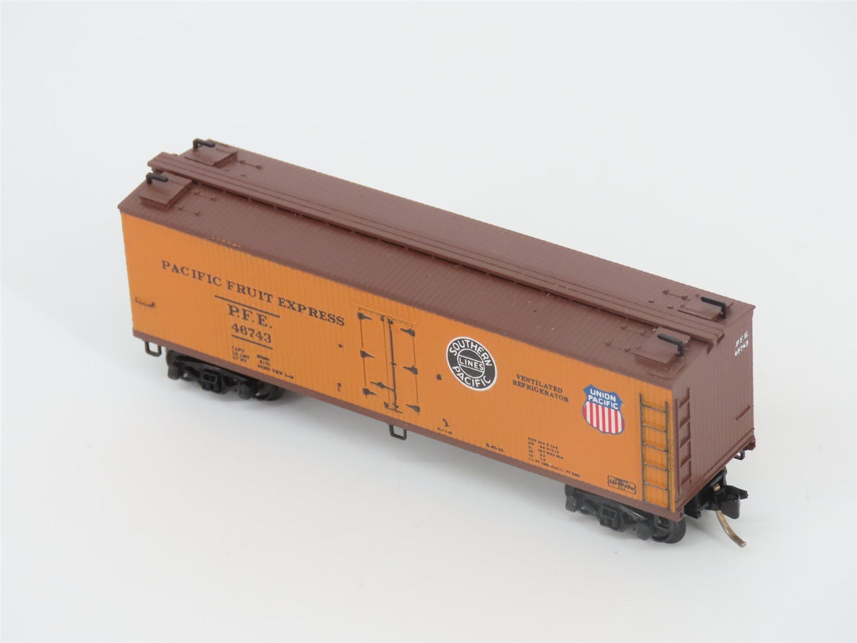 N Micro-Trains MTL Al&#39;s Kustom SP UP PFE Pacific Fruit Express Reefer #46743