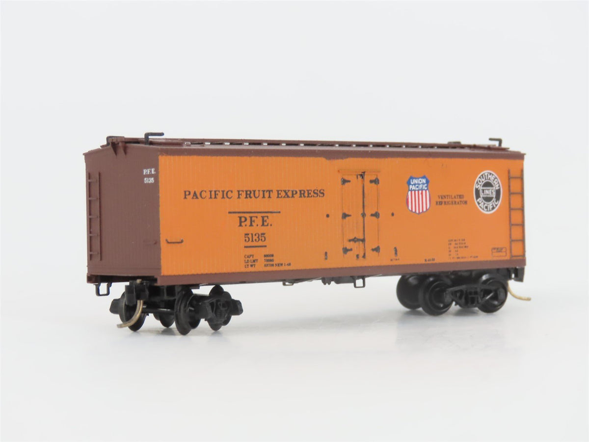 N Micro-Trains MTL Al&#39;s Kustom SP UP PFE Pacific Fruit Express Reefer #5135