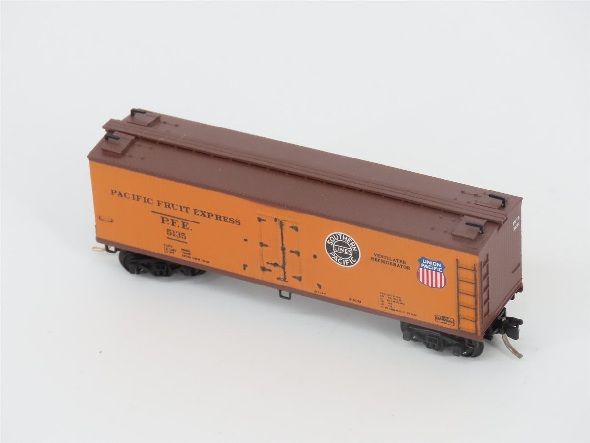 N Micro-Trains MTL Al&#39;s Kustom SP UP PFE Pacific Fruit Express Reefer #5135