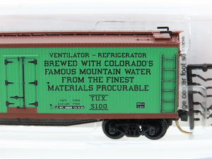 N Micro-Trains MTL 49440 TUX Tivoli Beer 40' Double-Sheathed Wood Reefer #5100