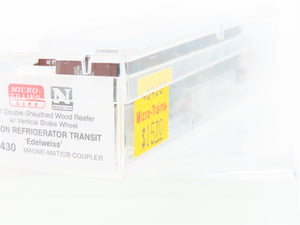N Scale Micro-Trains MTL 49430 URT Edelweiss Beer 40' Wood Reefer #18301