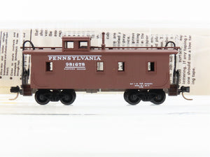 N Micro-Trains MTL 51160 PRR Pennsylvania 34' Offset Cupola Wood Caboose #981678