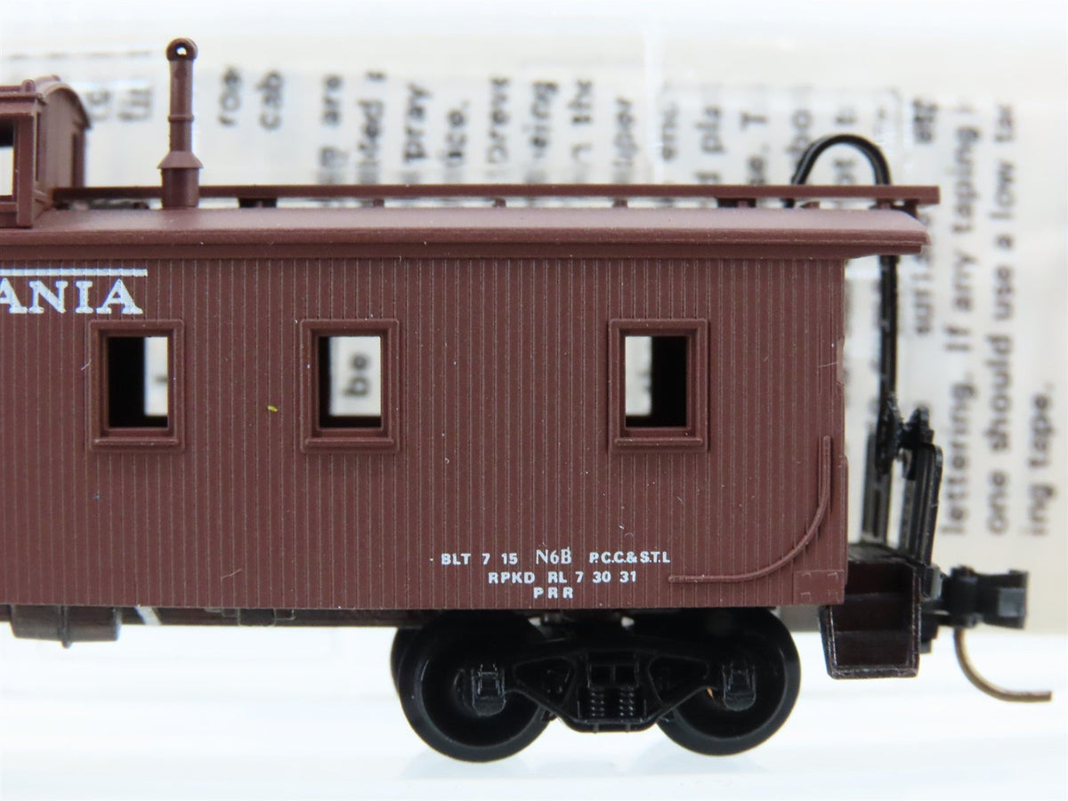 N Micro-Trains MTL 51160 PRR Pennsylvania 34&#39; Offset Cupola Wood Caboose #981678