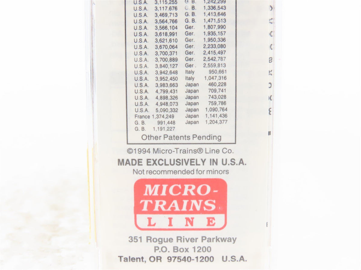 N Micro-Trains MTL 51150 SP Southern Pacific 34&#39; Offset Cupola Wood Caboose #601