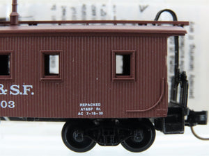 N Micro-Trains MTL 51100 ATSF Santa Fe 34' Offset Cupola Wood Caboose #1203